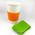 Custom made ceramic mug silicone rubber sleeve